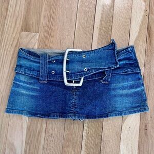Great condition Miss Sixty denim micro mini skirt